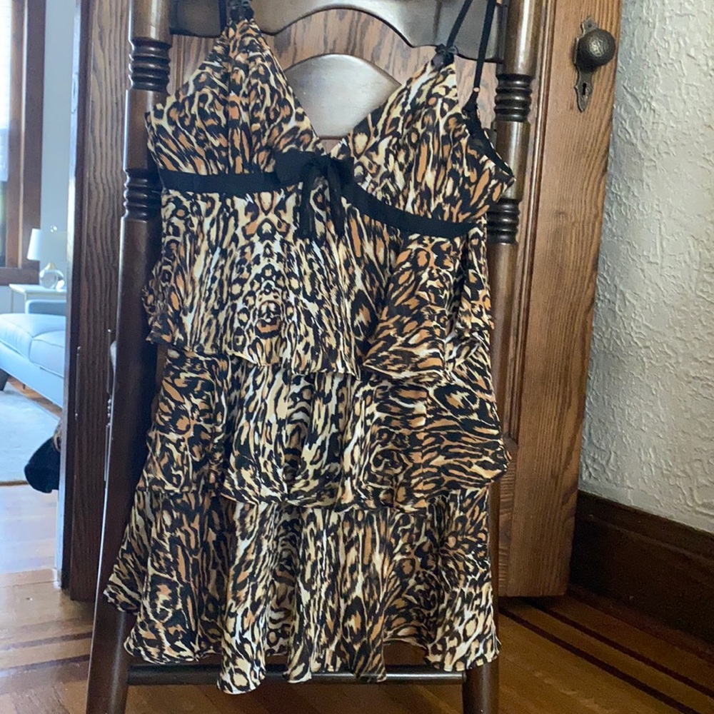 Betsey Johnson leopard lingerie